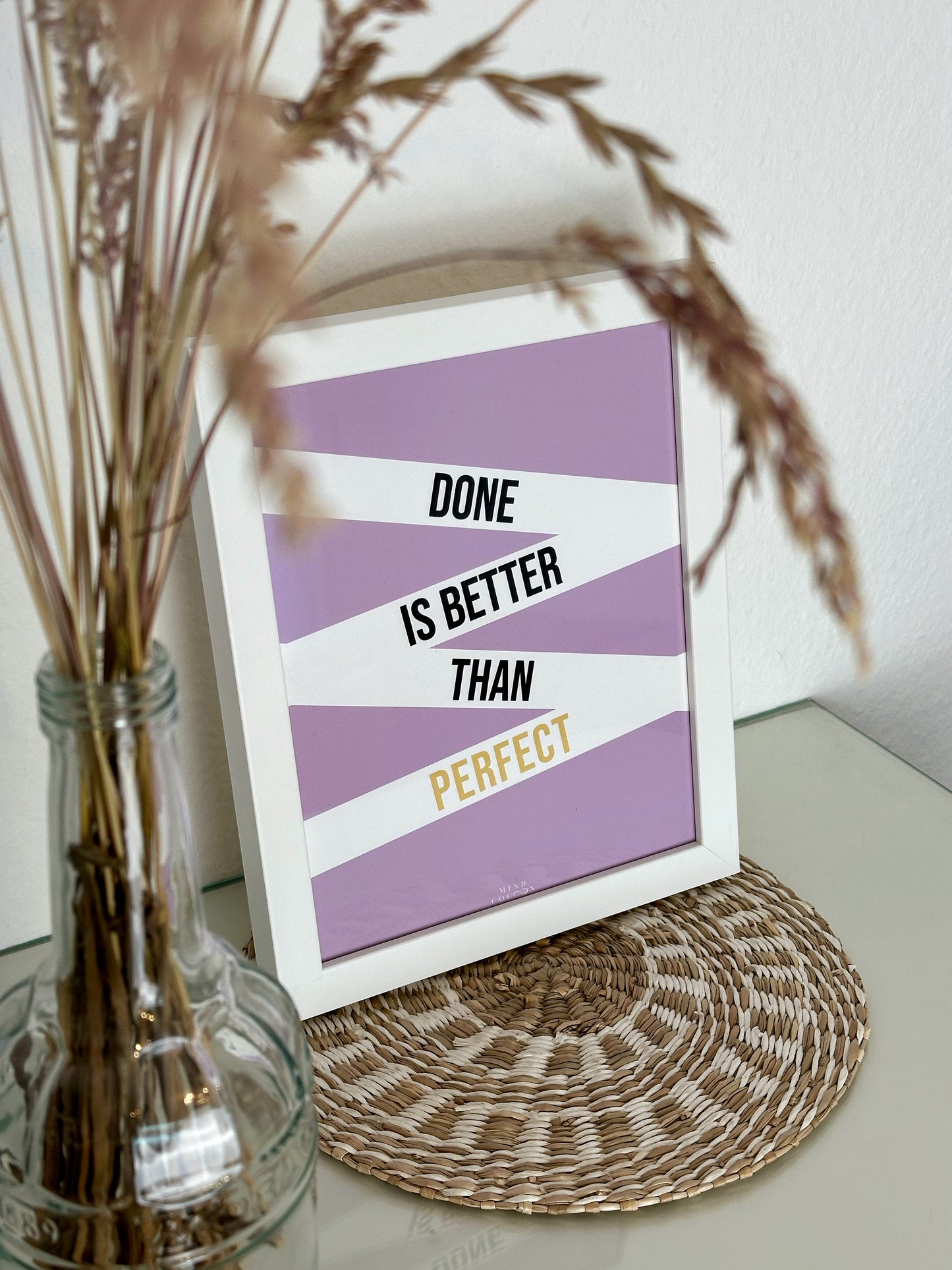 IMPERFECTO (avec cadre) - Wall Art Discipline
