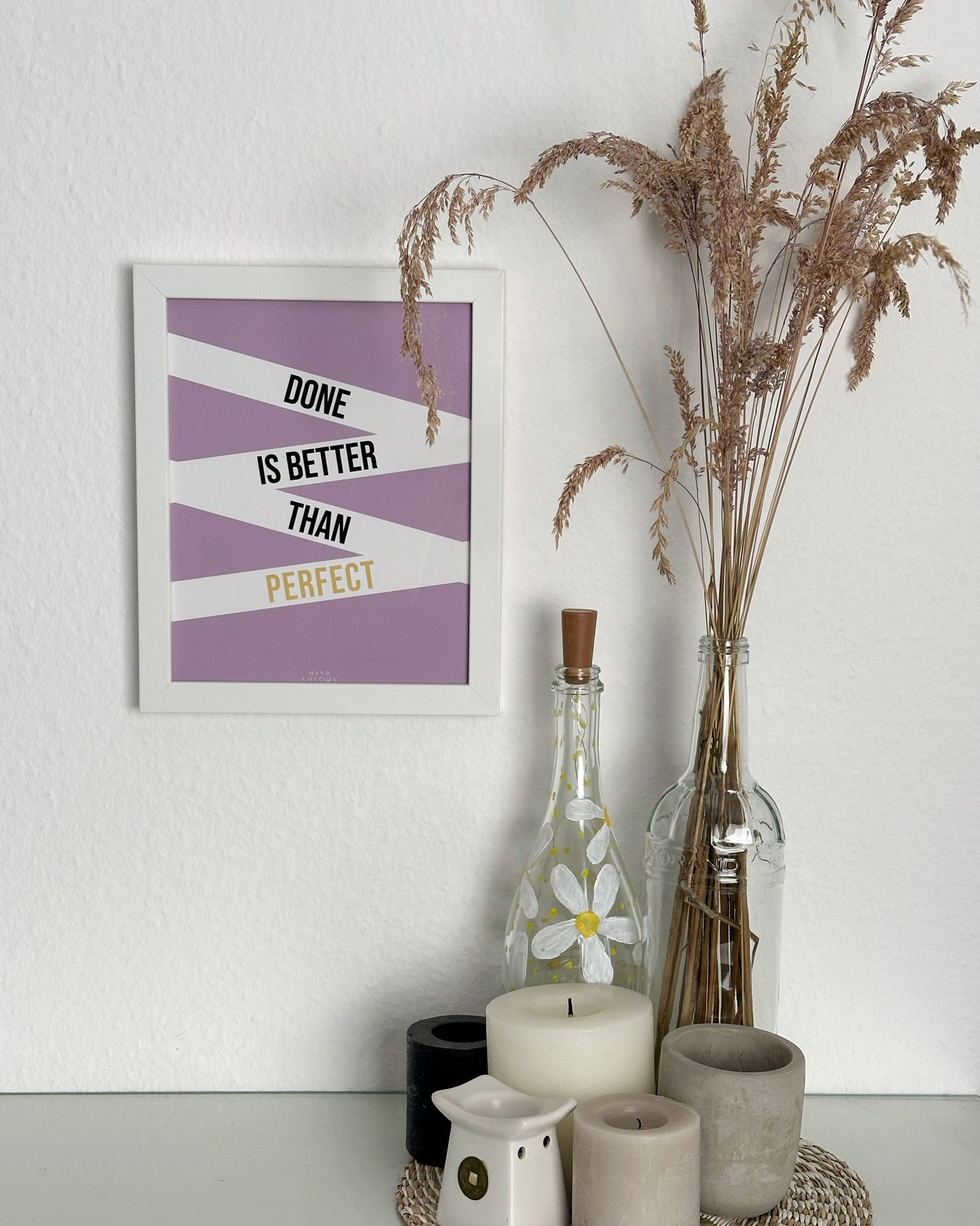 IMPERFECTO (avec cadre) - Wall Art Discipline