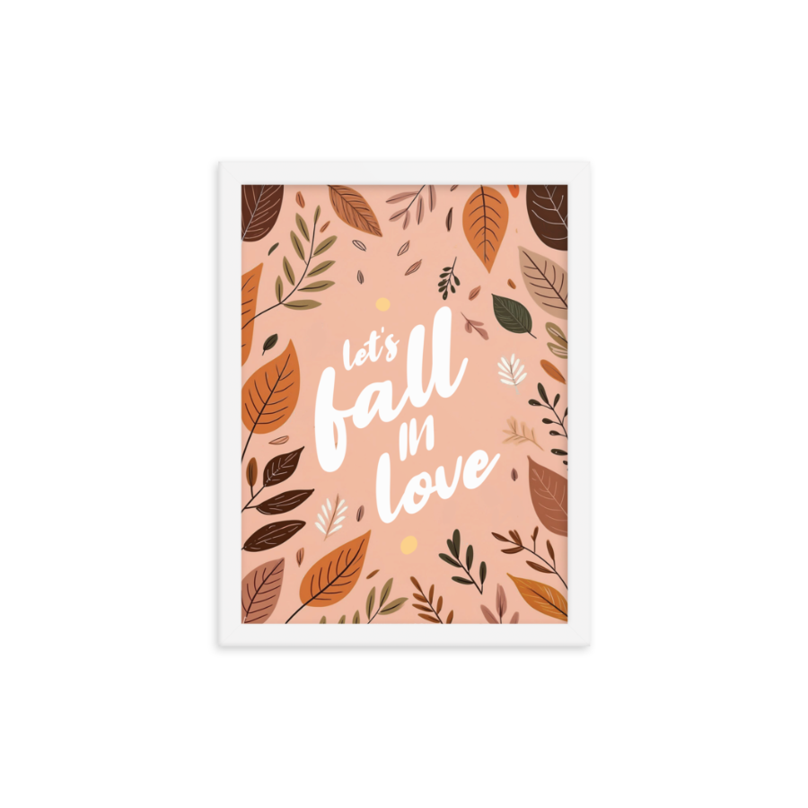 Folia (avec cadre) - Wall art Amour