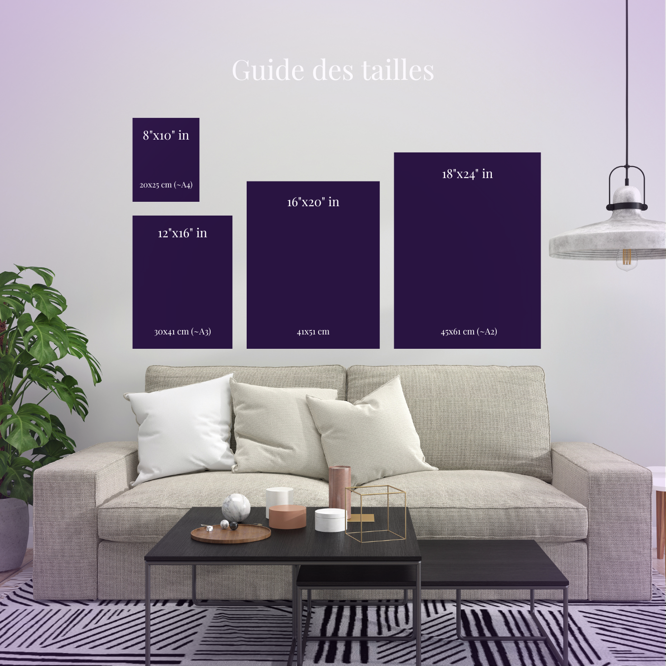 LOVA (sans cadre) - Wall Art Amour