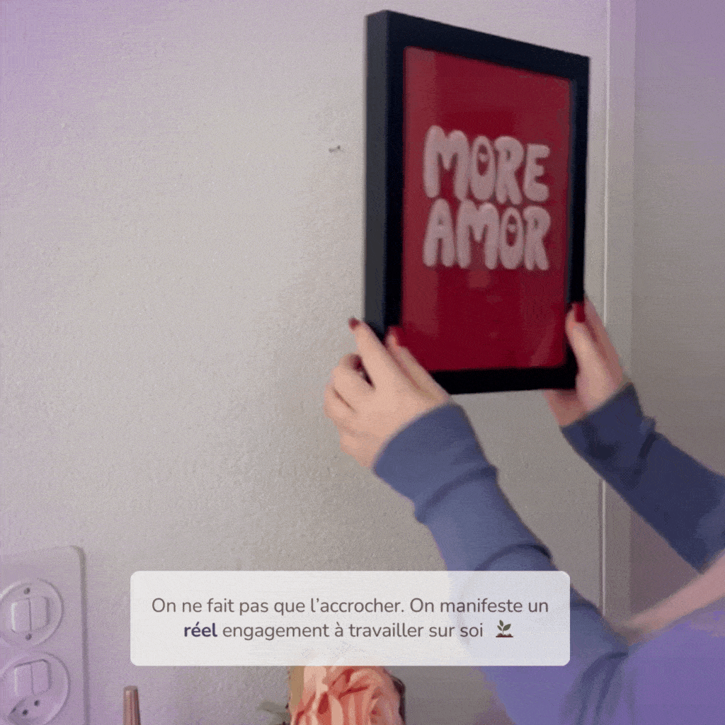 LOVA (sans cadre) - Wall Art Amour