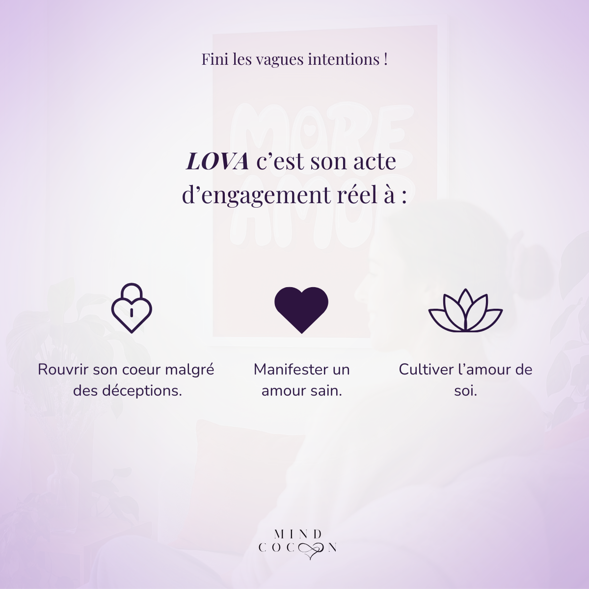 LOVA (sans cadre) - Wall Art Amour
