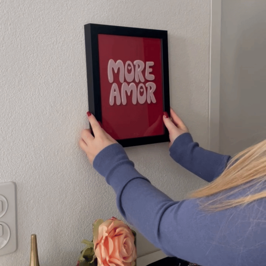 LOVA (avec cadre) - Wall Art Amour