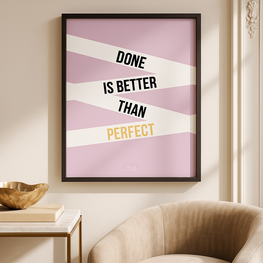 IMPERFECTO (avec cadre) - Wall Art Discipline
