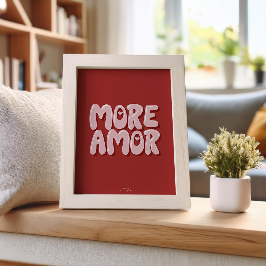LOVA (avec cadre) - Wall Art Amour
