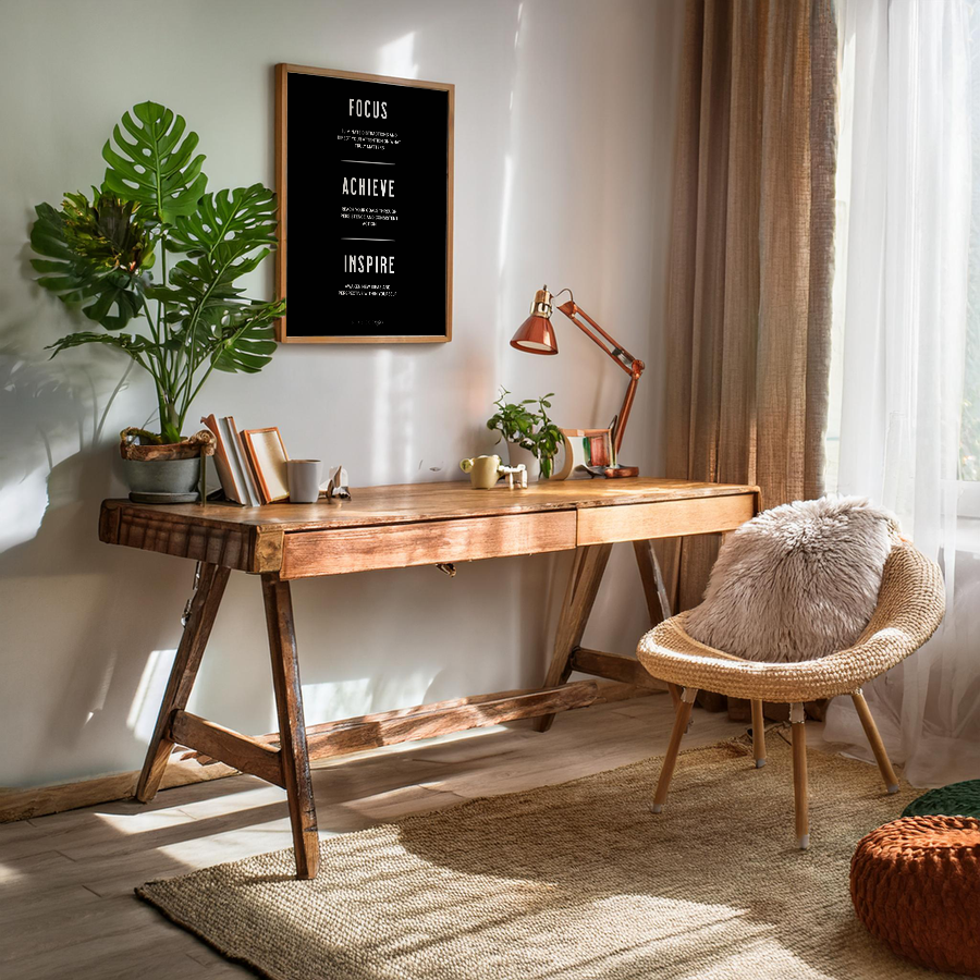 Essentia (avec cadre) - Wall art productivité