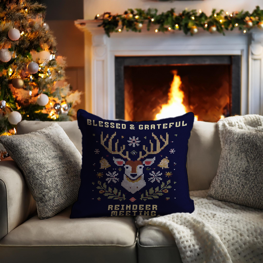 Rudo - Coussin Noël Positivité