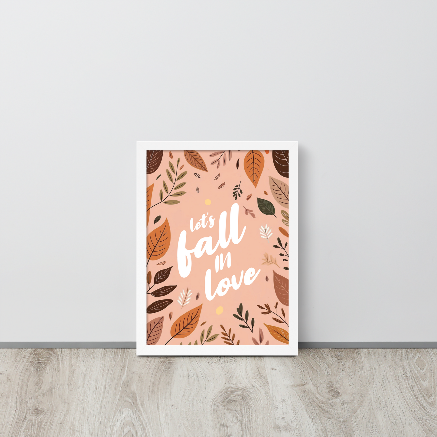 Folia (avec cadre) - Wall art Amour