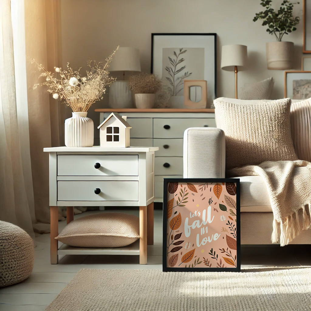 Folia (avec cadre) - Wall art Amour