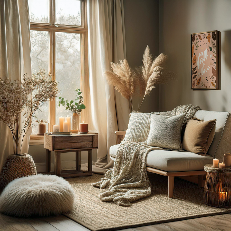 Folia (avec cadre) - Wall art Amour