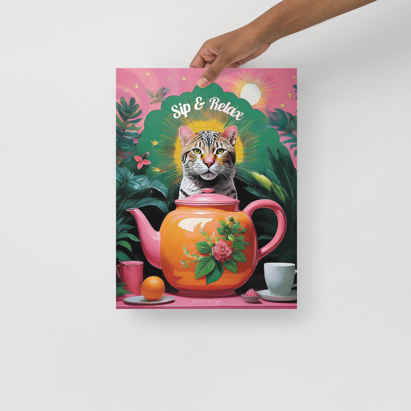 Purrfect Brew (sans cadre) - Wall Art - Confort & Détente