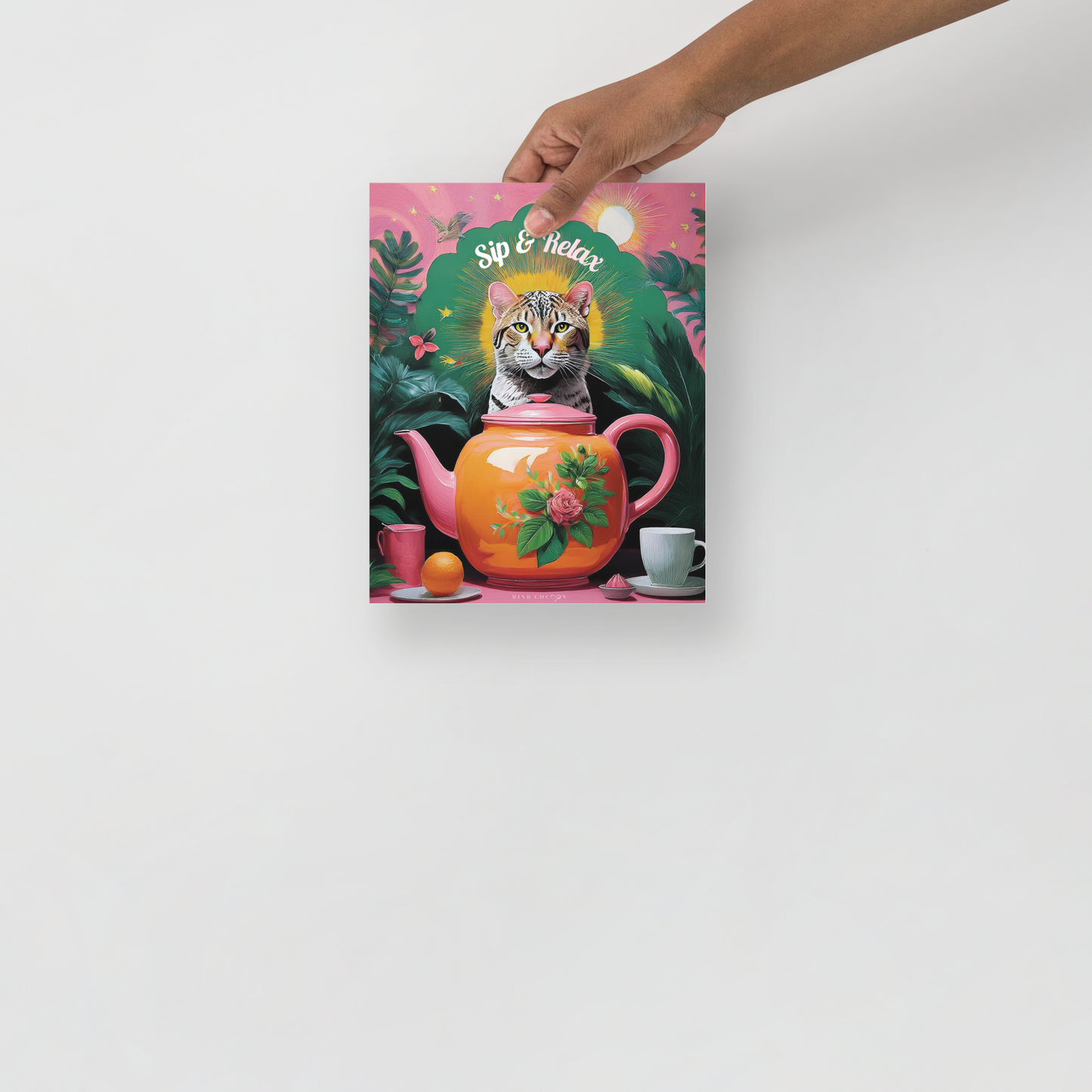 Purrfect Brew (sans cadre) - Wall Art - Confort & Détente