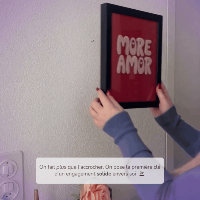 LOVA (sans cadre) - Wall Art Amour