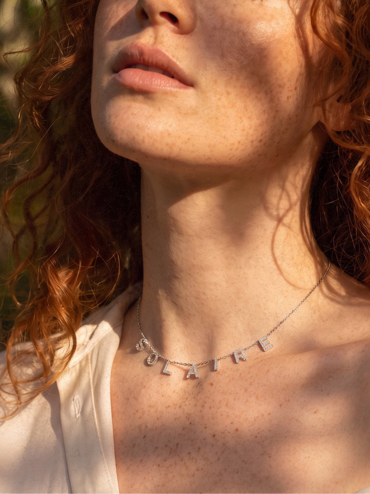 Solaire · Collier symbolique personnalisable