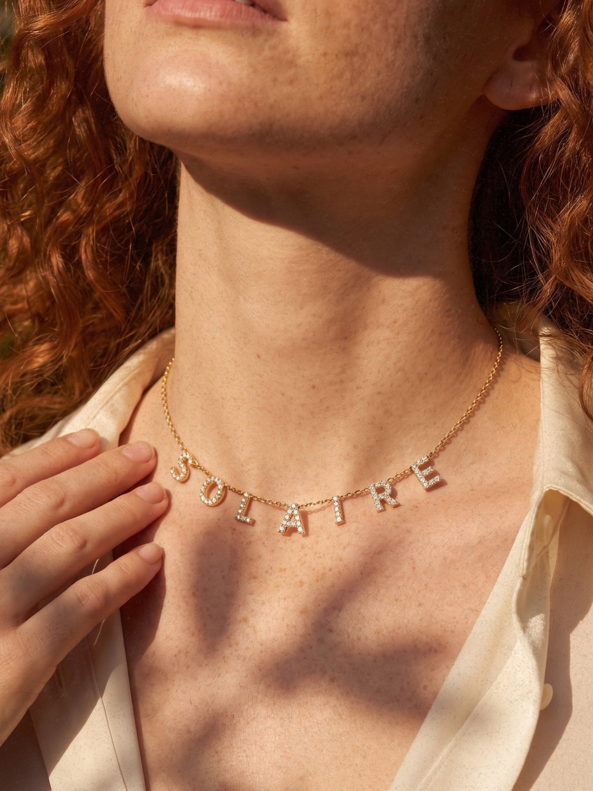 Solaire · Collier symbolique personnalisable