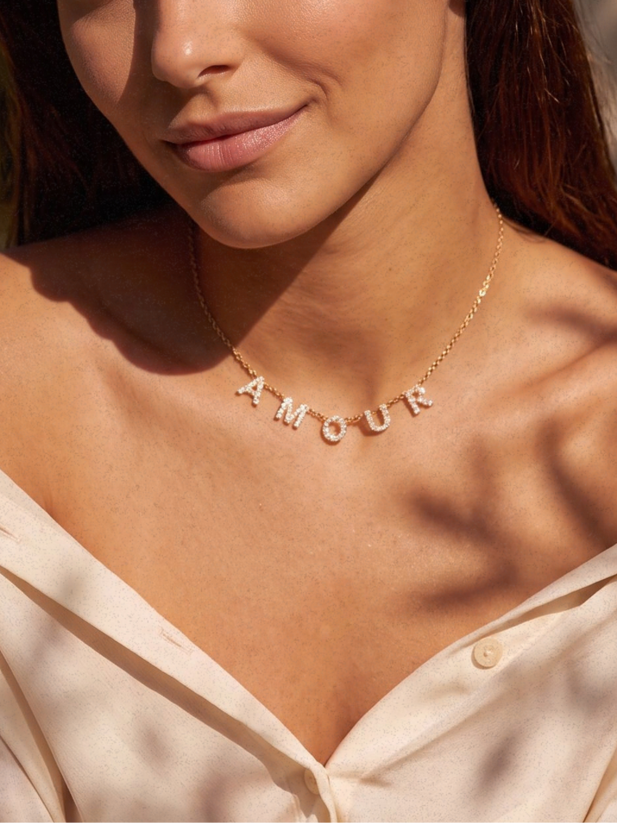 Amour · Collier symbolique personnalisable