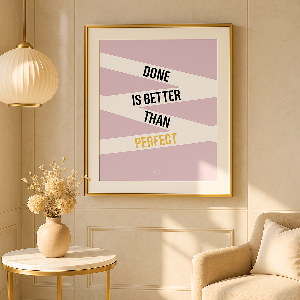 IMPERFECTO (avec cadre) - Wall Art Discipline