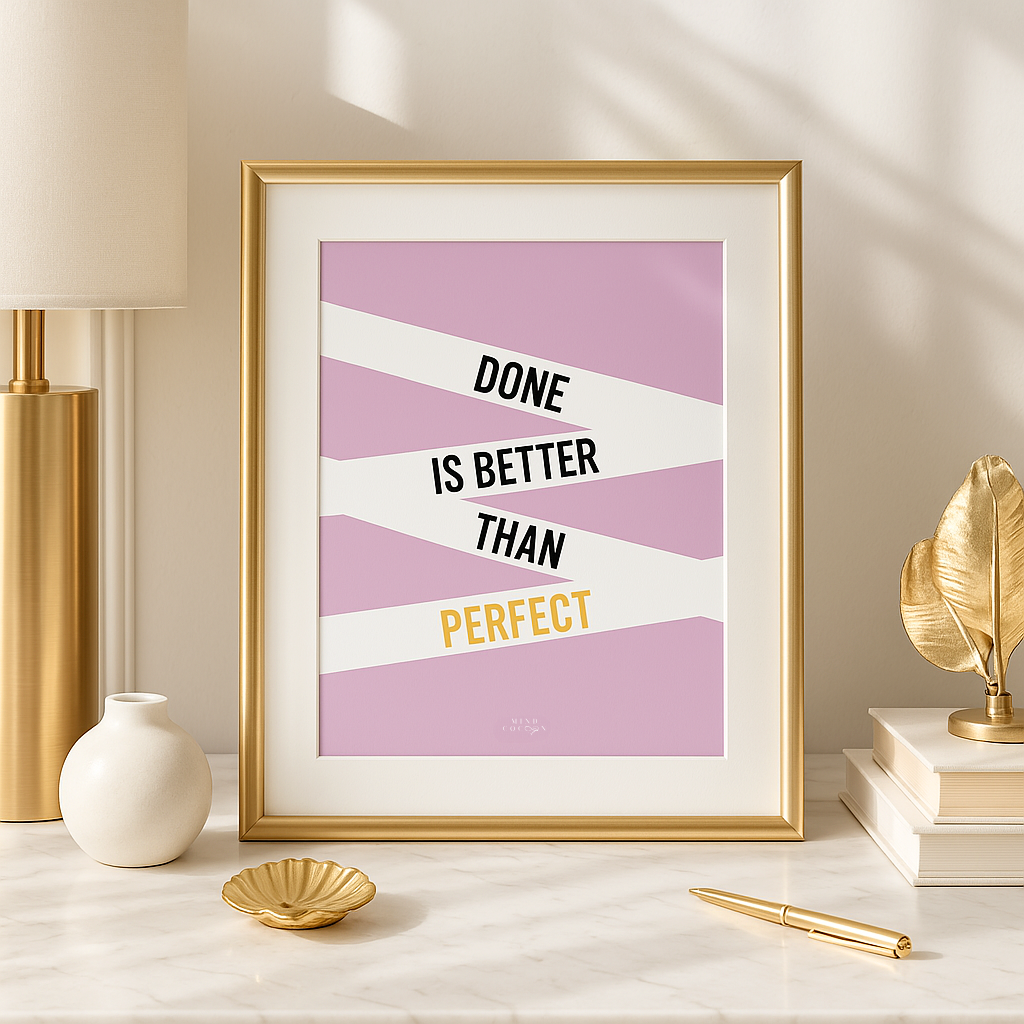 IMPERFECTO (avec cadre) - Wall Art Discipline