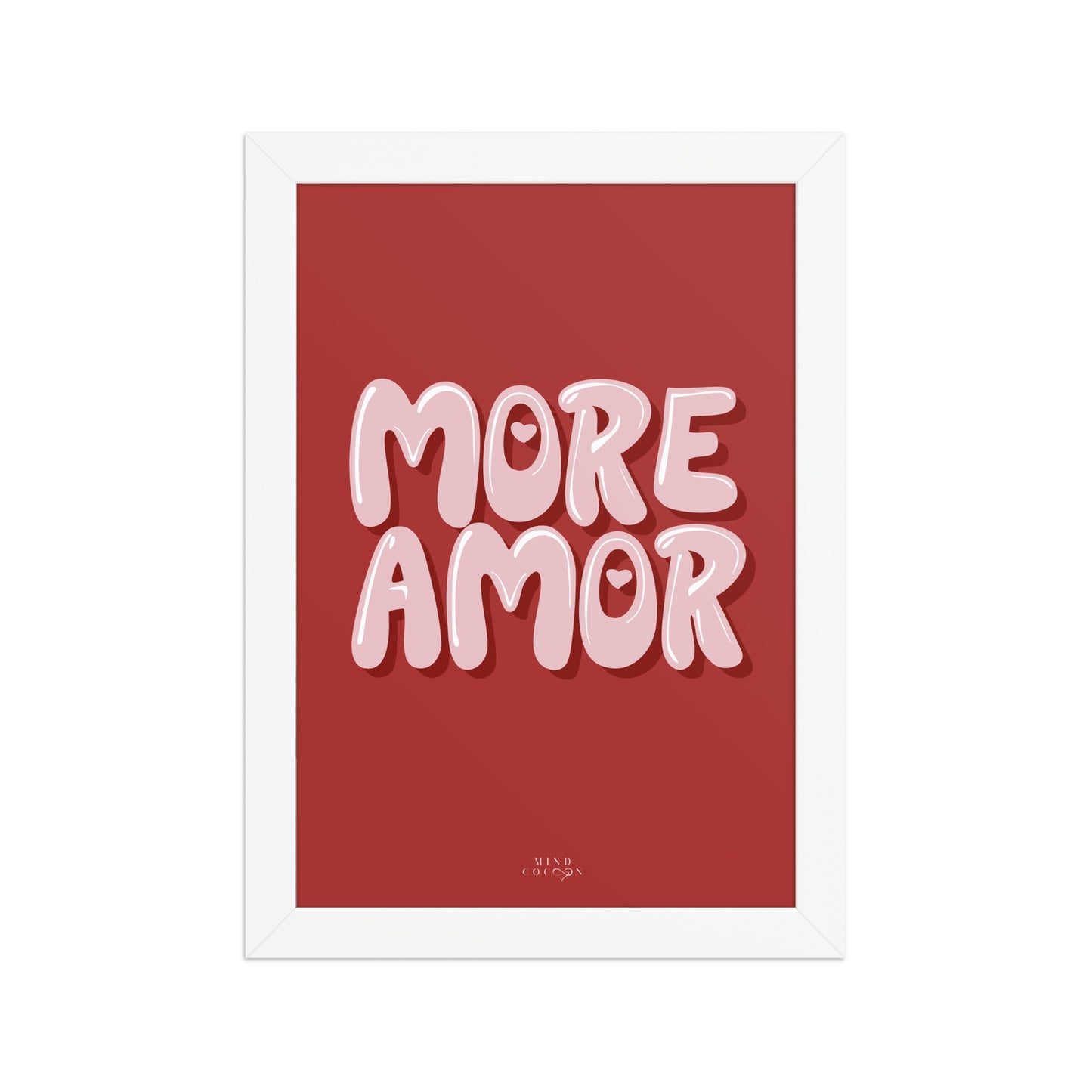 LOVA · Affiche symbolique More Amor · Pose ton engagement envers l'amour