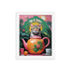 Purrfect Brew (avec cadre) - Wall Art Confort & Détente
